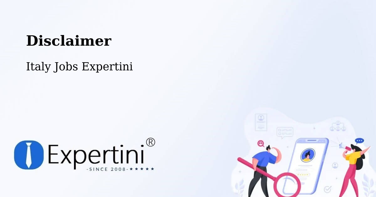Disclaimer - Italy Jobs Expertini
